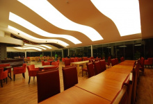 Banquet Hall with acoustic ceiling