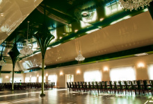 Stretch ceiling banquet hall