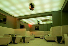 Nightclub with wavy ceiling