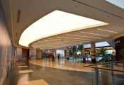 Shopping center translucent ceiling
