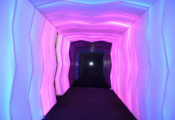 Corridor with 3D ceiling