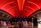 3D ceiling inside theater