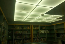 Translucent ceiling tiles