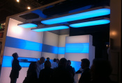 Expo with installed light panels